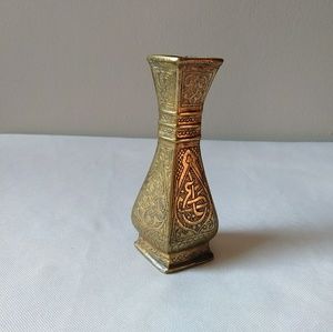 Small Vintage Brass Vase